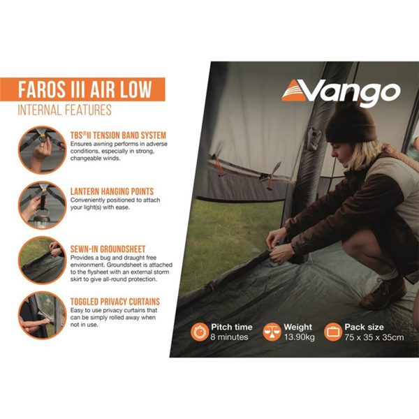 VANGO Faros III Low Air Driveaway Awning