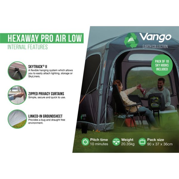 VANGO Hexaway Pro Low Air Driveaway Touring Awning