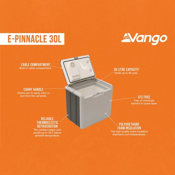 Vango E-Pinnacle 30L Electric Cooler