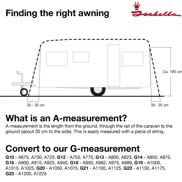 Isabella Forum Etna All-Season Pole Awning (Incl Frame) - Image 11