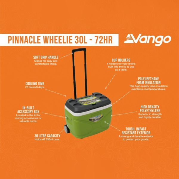 Vango Pinnacle Wheelie 30L 72HR Cooler