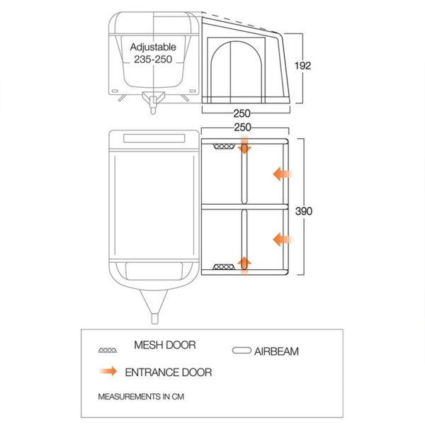 Vango Balletto Air 390 Elements ProShield Awning