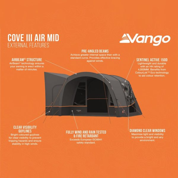 Vango Cove III Air Mid Touring Driveaway Awning