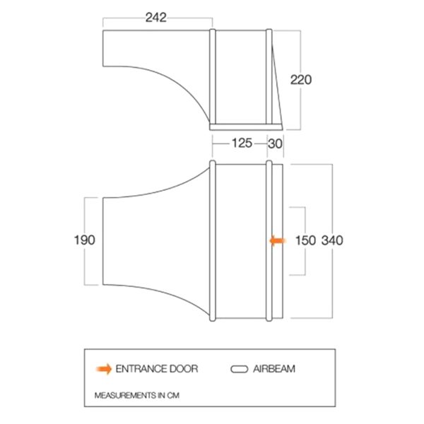 Vango Sentinel Elite Air Side Awning