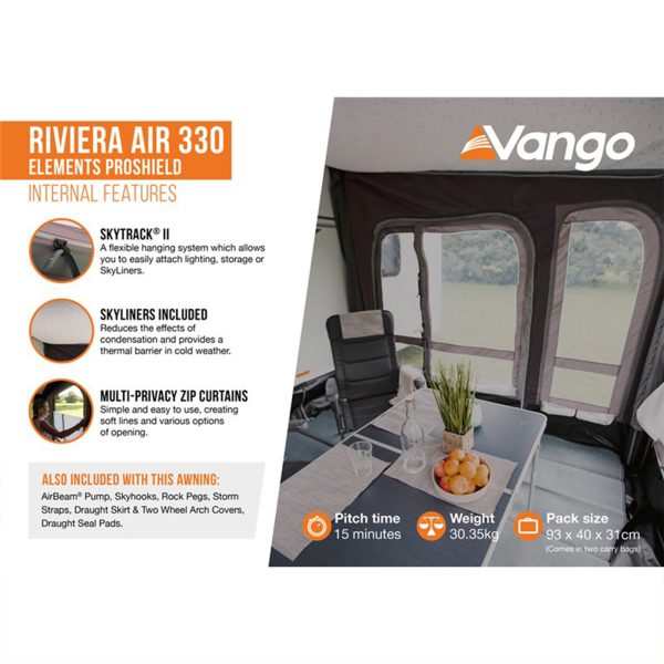 Vango Riviera Air 330 Elements ProShield Touring Awning