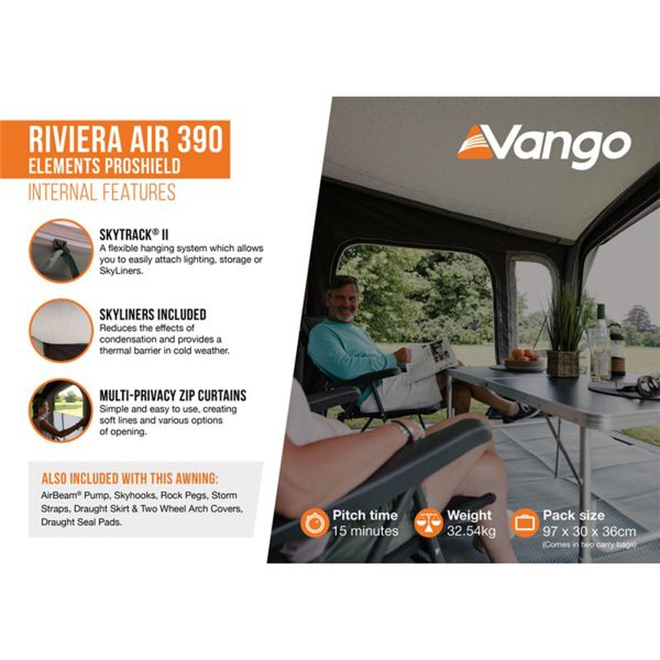 Vango Riviera Air 390 Elements ProShield Touring Awning