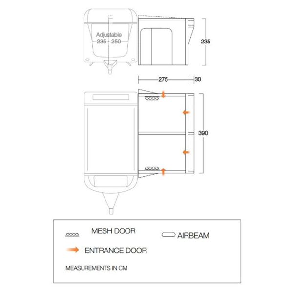 Vango Riviera Air 390 Elements ProShield Touring Awning