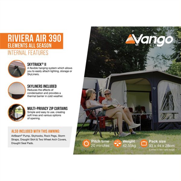 Vango Riviera Air 390 Elements TC Touring Awning