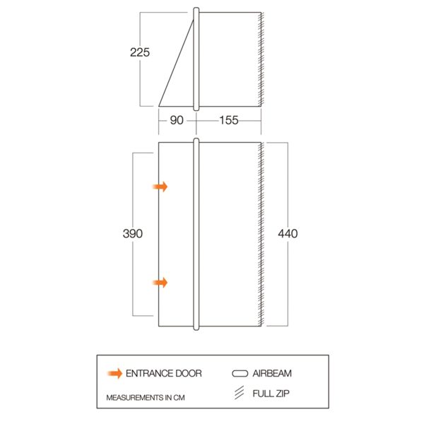 Vango Zipped Front Awning