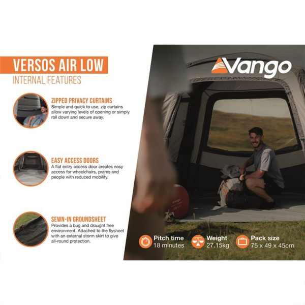 Vango Versos Air Low Touring Driveaway Awning