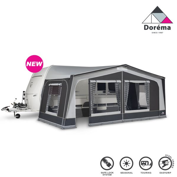 Dorema Monza 240 Deluxe Seasonal Touring Pole Awning